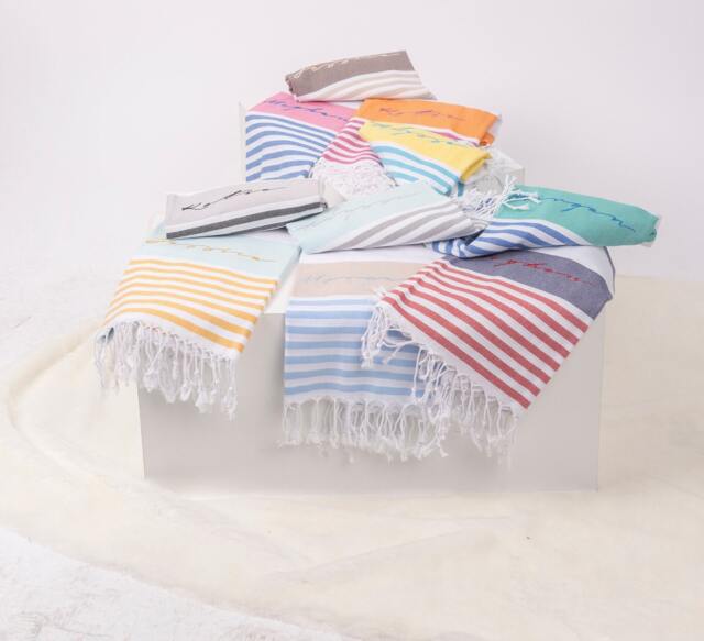 Personalized Turkish Beach Towel, Kids Party Favor, Bridesmaid Gift - image 1