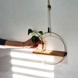 Set Of 2 Propagation Hanging Test Tubes For Growing Indoor Plants - thumbnail 2