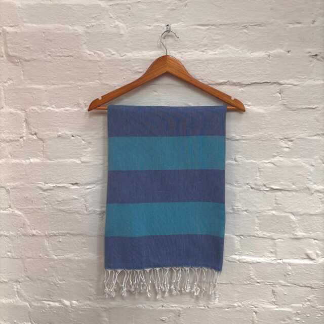 Blue Stripe Hammam Towel - image 1