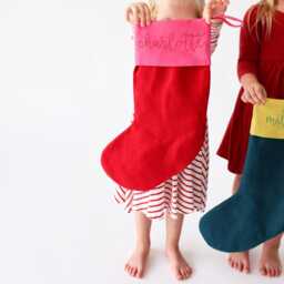 Personalized Linen Christmas Stocking - Only 20 Available, Limited Time Deal Ends Sunday - thumbnail 2