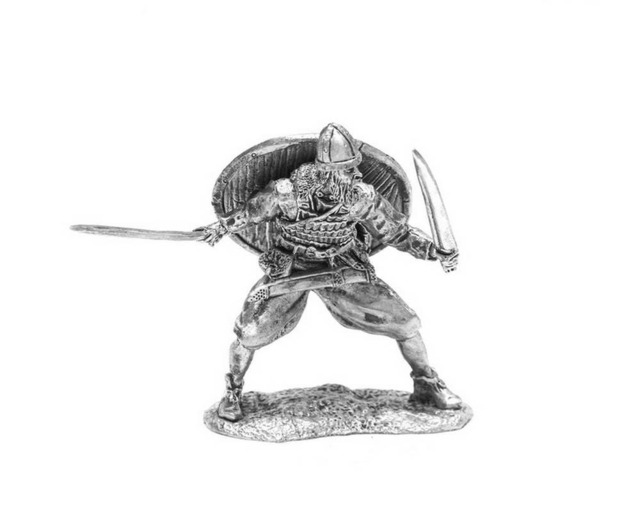 Tin 54mm Viking Metal Figurine - image 1