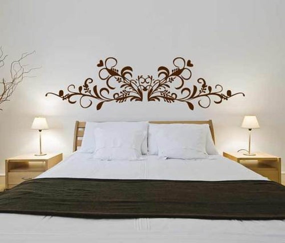 Baroque Headboard 3 Wall Decal Sticker Bedroom Decorative Mural - image 1
