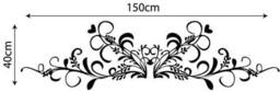 Baroque Headboard 3 Wall Decal Sticker Bedroom Decorative Mural - thumbnail 2