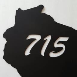 Metal Wall Art. 715. Wisconsin Area Code. Home Decor. Wisconsin. Cutout - thumbnail 3