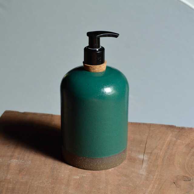 Ceramic Soap Dispenser 20 Ounce Capacity Handmade - image 1
