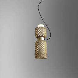 Bamboo Pendant Light Wabi-Sabi Japanese Chandelier - thumbnail 3