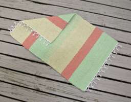 "Hand Woven Rug - 18"" X 29" - thumbnail 1