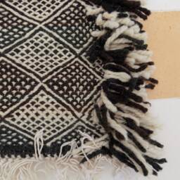 Handmade Zanafi Wool Rug, Moroccan Berber Kilim Style - thumbnail 2
