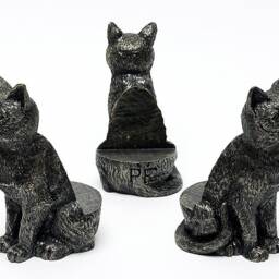 Bronze Cat Potty Feet Antique Garden Decor, Plant Pot Stand - Set Of 3 - thumbnail 2