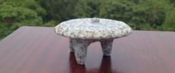 Borucan Indian Stone Metate, Grinding Sculpture, Authentic, Historical, Limited - thumbnail 1