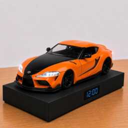 Toyota Gr Supra Alarm Clock - Realistic Engine Sound, Handmade, Car Enthusiast Gift, Fast & Furious