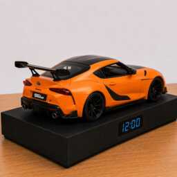 Toyota Gr Supra Alarm Clock - Realistic Engine Sound, Handmade, Car Enthusiast Gift, Fast & Furious - thumbnail 3