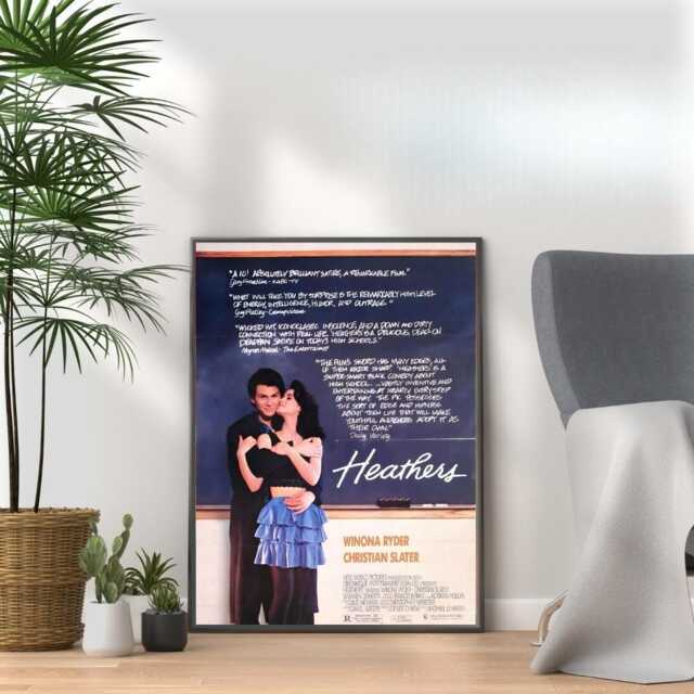 Heathers Movie Poster Retro 80S Film Art Print - A3 A4 A5 - image 1