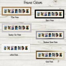Friends Photo Frame Word Name Special Gift Father's Day 22-Dd By Photos in A Word - thumbnail 3