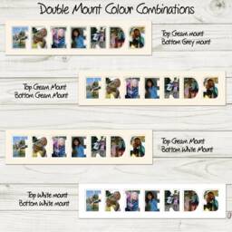 Friends Photo Frame Word Name Special Gift Father's Day 22-Dd By Photos in A Word - thumbnail 2