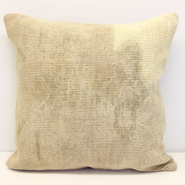 Handmade Turkish Kilim Pillow Cover, 20x20 Retro Home Decor - image 1