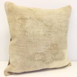 Handmade Turkish Kilim Pillow Cover, 20x20 Retro Home Decor - thumbnail 2