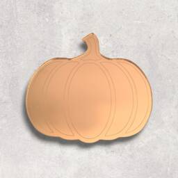 Pumpkin Acrylic Mirror Wall Art Personalized Engraving Options - thumbnail 3