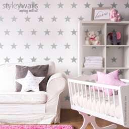 Stars Wall Decal, Stickers, Decor, Baby Room Nursery Stickers - thumbnail 1
