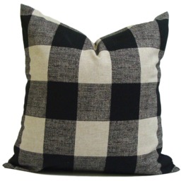 Black Pillow Covers, Throw Cover, Tan Cover For 20x20, 18x18, 16x16 Inserts, All Sizes - thumbnail 2