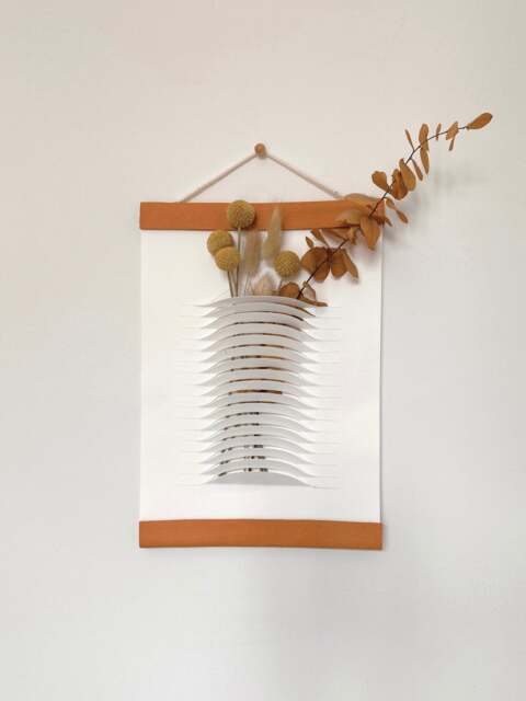 Poster Bar Vegan Leather Magnetic, A4, Picture Gallery, Photo Bar - image 1
