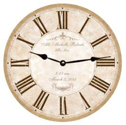 Baby Name Clock - Personalized Newborn Gift With Birth Details - thumbnail 1