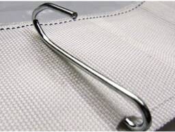 Drapery Header Tape With Pre-Installed Hooks For Curtain Rings - thumbnail 1