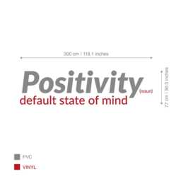Motivational Office Wall Decor, Positivity Definition Art, Inspirational Business Quote, Mindset Skupodi - thumbnail 3