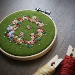 Embroidery Hoop Art ?? Wall Home Decor Hand Embroidered Loftfullofgoodies Housewarming Gift Nursery - thumbnail 3