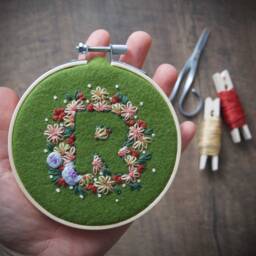 Embroidery Hoop Art ?? Wall Home Decor Hand Embroidered Loftfullofgoodies Housewarming Gift Nursery - thumbnail 2