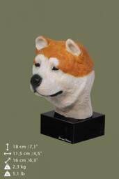 Akita Inu, Dog Marble Statue, Painted, Limited Edition, Make Your Own Artdog