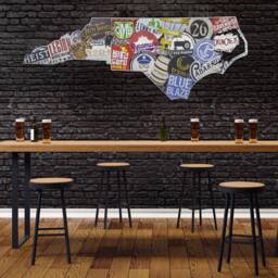 Queen City Misfits - Charlotte, Nc - Queen City Craft Beer Signs Bonus Room, Game Wall Art, Decor, Bar Man Cave - thumbnail 3