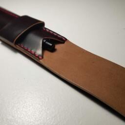 Pen Sleeve in Shell Cordovan - thumbnail 2
