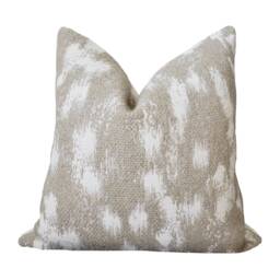 Shabby Hemp Pillow Cover Abstract Woven Neutral Cushion Case - thumbnail 4