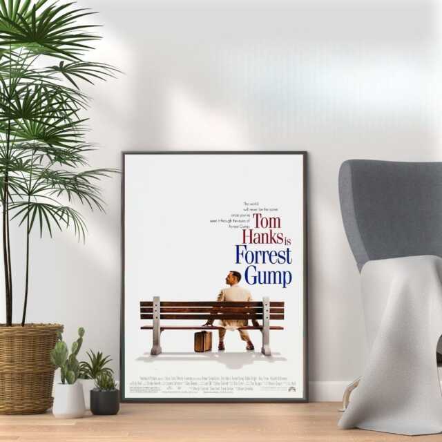 Forrest Gump Movie Poster 90S Retro Film Art Print - image 1