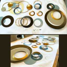 Large Modern Metal Wall Sculpture - Abstract Circular Art Contemporary Minimalist Decor - thumbnail 4
