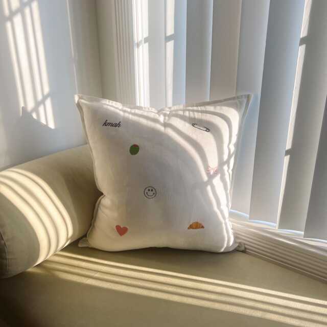 Custom Embroidered Icon Pillowcase - image 1
