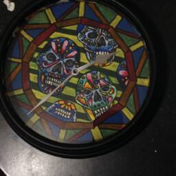 Sugar Skull Clock
