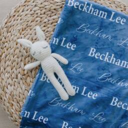 Personalized Name Blanket, Customizable Minky Unique For Newborns Baby & Kids, Nursery Decor, Popular Shower Gift, Nb03 - thumbnail 3