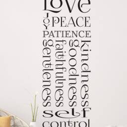"Vinyl Wall Decal - Galatians 522-23 ""But The Fruit Of Spirit Is Love, Joy, Peace..." - thumbnail 2