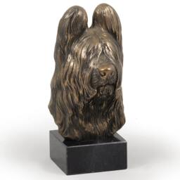 Briard, Dog Marble Statue, Limited Edition, Artdog. Made Of Cold Cast Bronze. Perfect Gift. Limited Edition - thumbnail 2