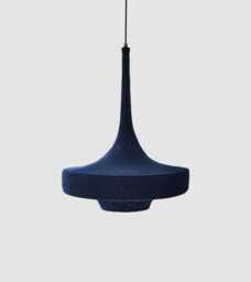 Handcrafted Chunky Knit Pendant Lamp, Unique Wood & Mesh Pendant Handwoven Lighting, Minimalist Wood Crealdesign