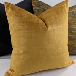 Azurite Apricot Textured Fabric Handmade Cushion Cover Distressed Look Velvet Textured Velvet Pillow Cover - thumbnail 4