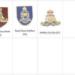 Artillery Regiments Luxury Wooden Or Leatherette Pen Case With Matching Free Engraving Military Gift - thumbnail 2
