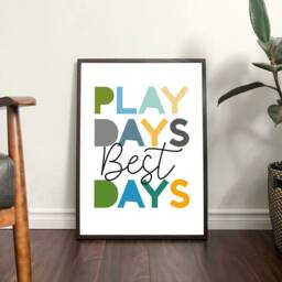 Playroom Prints, Boys Nursery Bedroom Decor, Wall Art, Prints - thumbnail 2