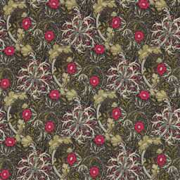Draught Excluder, William Morris Teal Green & Blue Seaweed Door Stopper, Draft Window Draught Dodger - thumbnail 4