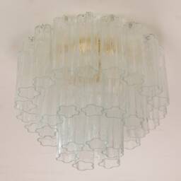 Large Murano Glass Tronchi Chandelier, Vintage Italian Design - 50cm - thumbnail 3