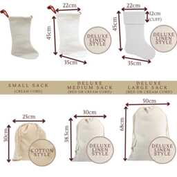 Personalised First Christmas Stocking & Sack Baby 1St Present Newborn Xmas Gift Bags - thumbnail 4