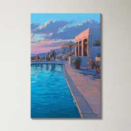 Santorini Greece Cliffside 3 Panel Split Canvas Wall Art Summers Day Summer Cityscape Oil Painting Framed Home Decor - thumbnail 4
