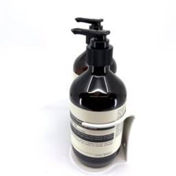 White Soap Dispenser Wall Bracket To Suit Diptyque Aesop Byredo Baylis & Harding Tesco Hand Wash - thumbnail 2
